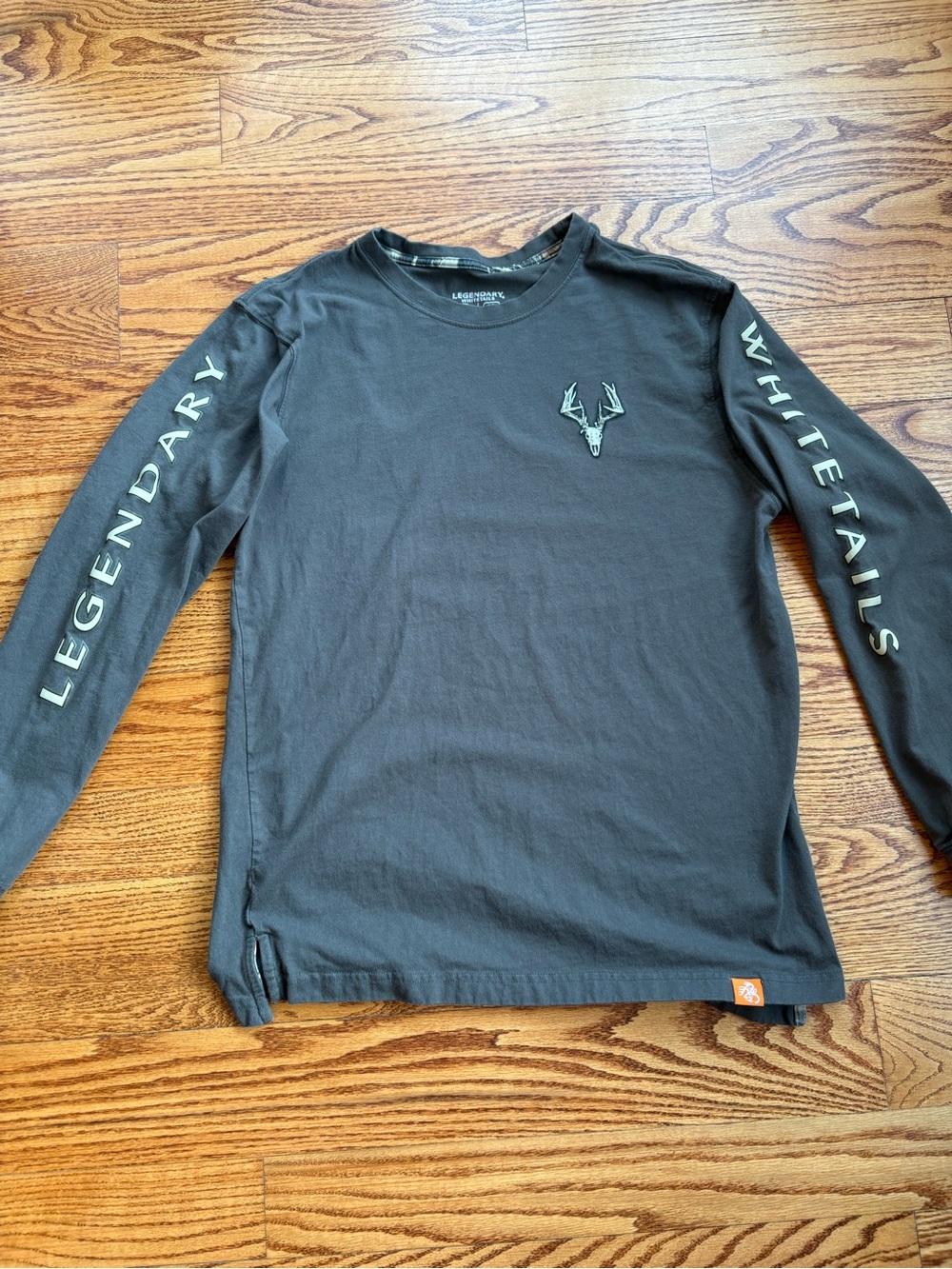 Legendary Whitetails Black Long Sleeve Shirt with Sleeve Text